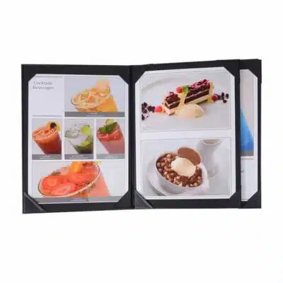 PU Leather Menu Book FoldercoverPU Leather Menu Book Foldercover