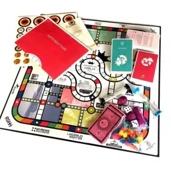 Custom paper board game