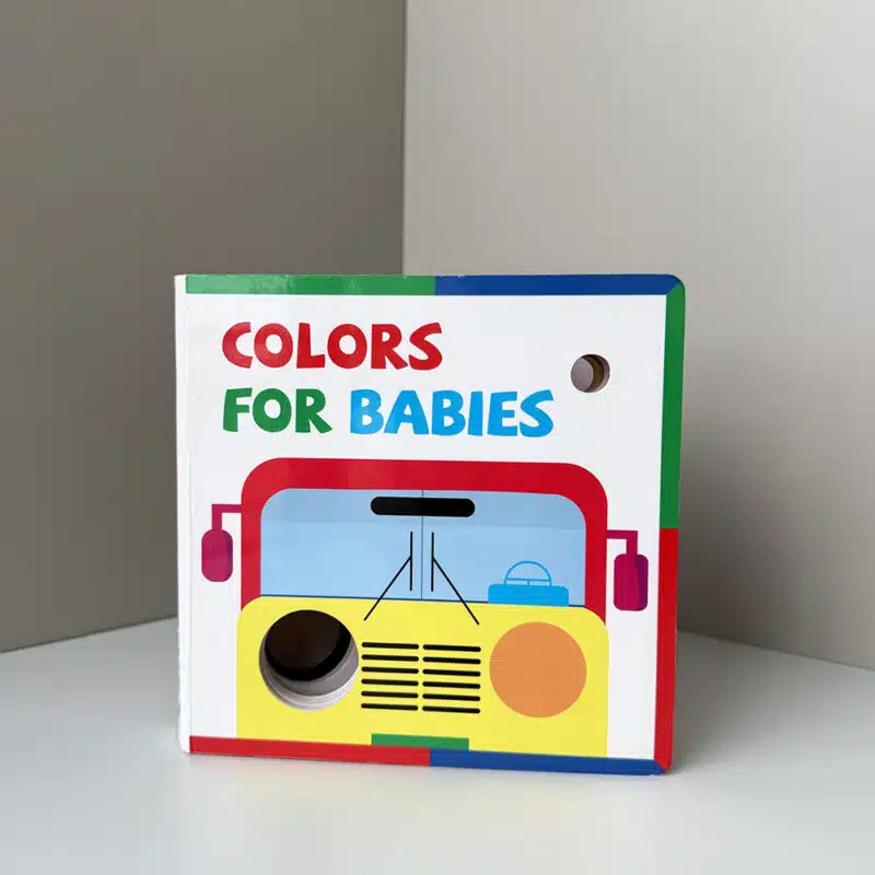 Libro de actividades infantil de cartón
