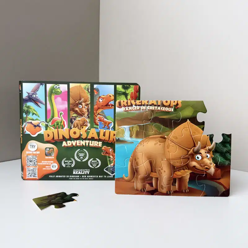 Livre de puzzles en carton pour enfants