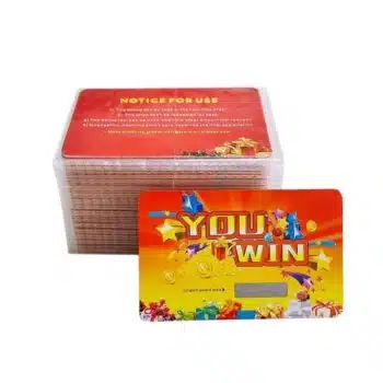 طباعة بطاقات الخدش المخصصة بالألوان