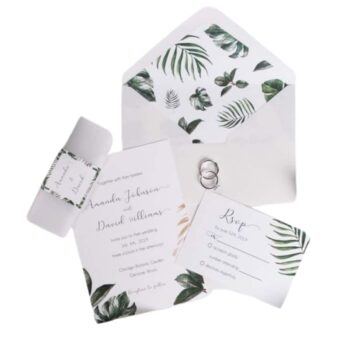 Customize simple invitation cards