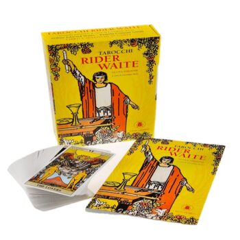 Cartas de tarot personalizadas con bordes estampados en oro