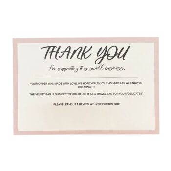 Cartes de remerciement personnalisées de haute qualité