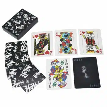 black core poker playing card
