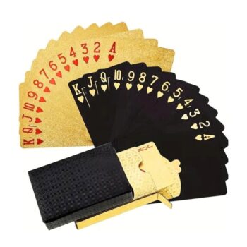 gold playing cards