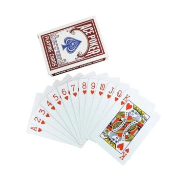 plastic playing cards