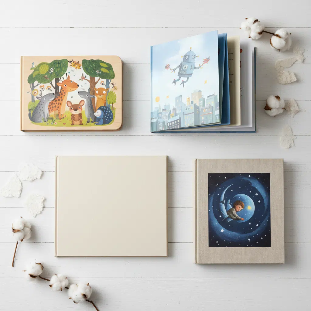 خمسة أنواع من الورق لطباعة كتب الأطفال