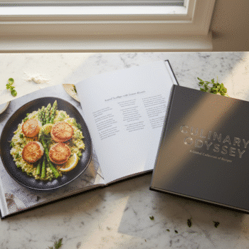 Impresión personalizada de libros de cocina de tapa dura a todo color con UV directo