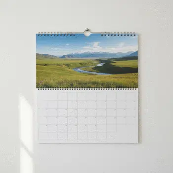 Custom Spiral Bound Wall Calendar Printing Services