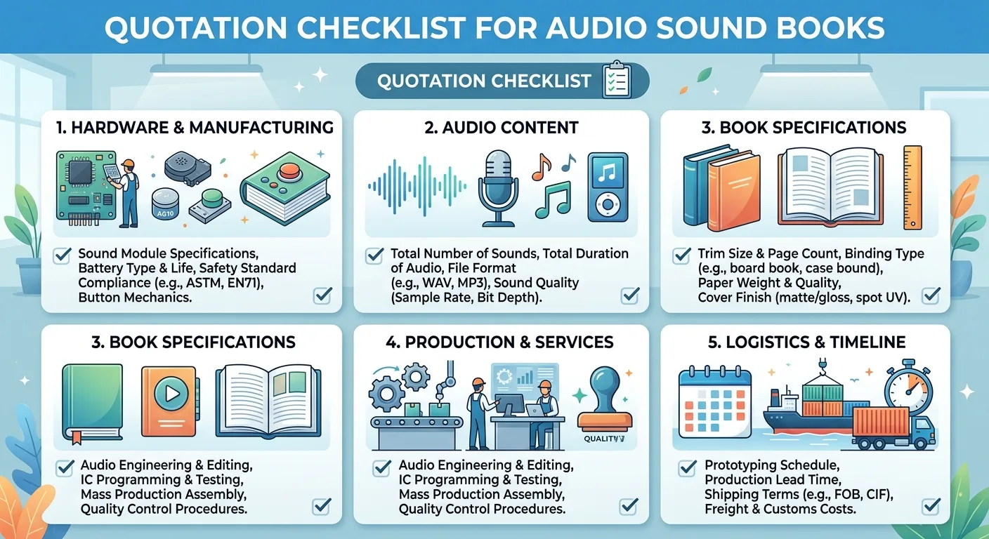 Quotation Checklist for Audio Sound Books