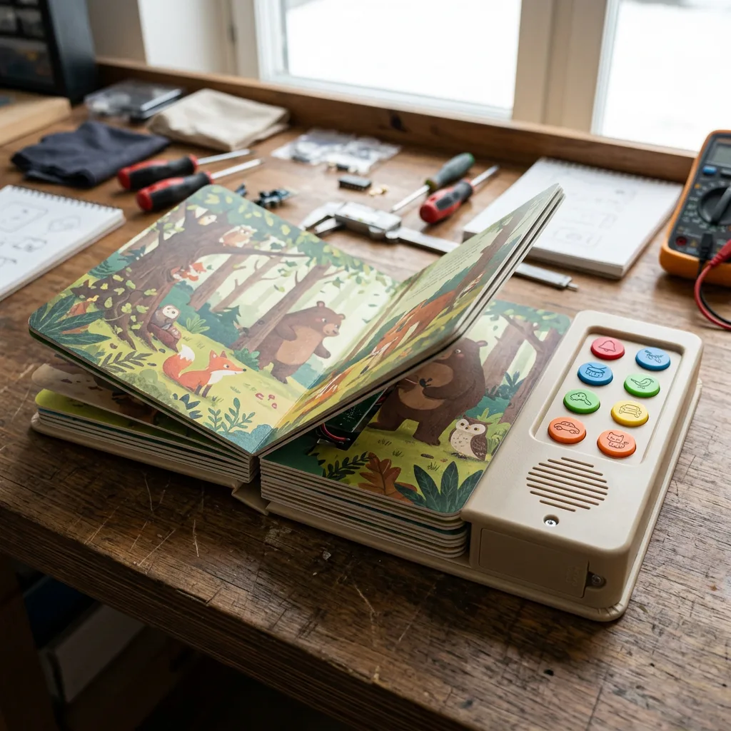 Structural prototype of a children's sound board book