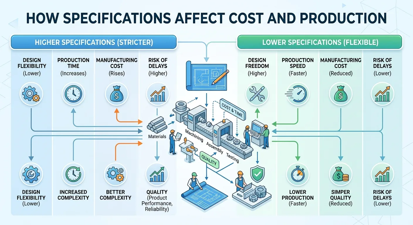 How Specifications Affect Cost and Production
