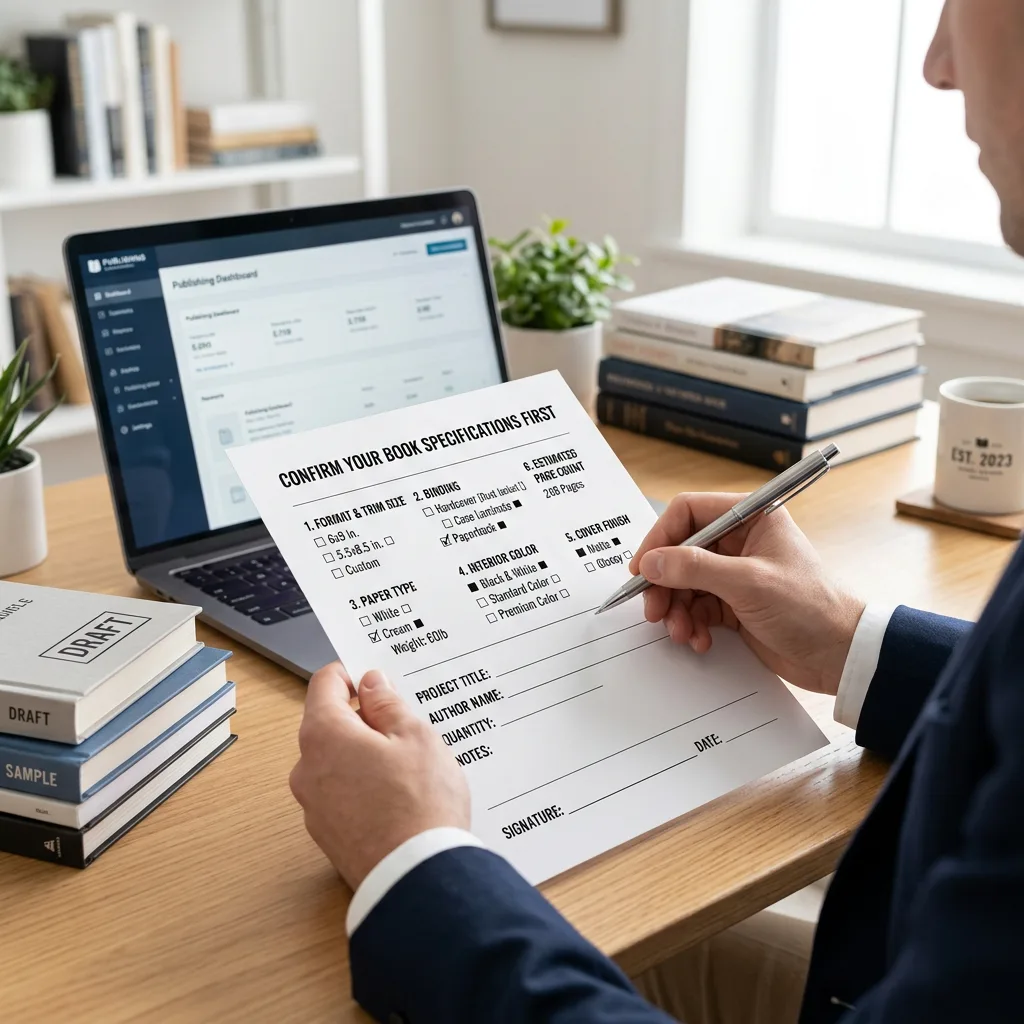 Confirm Your Book Specifications First
