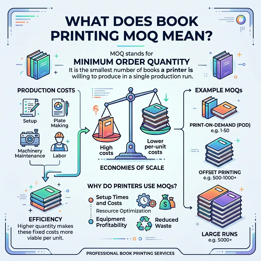 What Does Book Printing MOQ Mean?