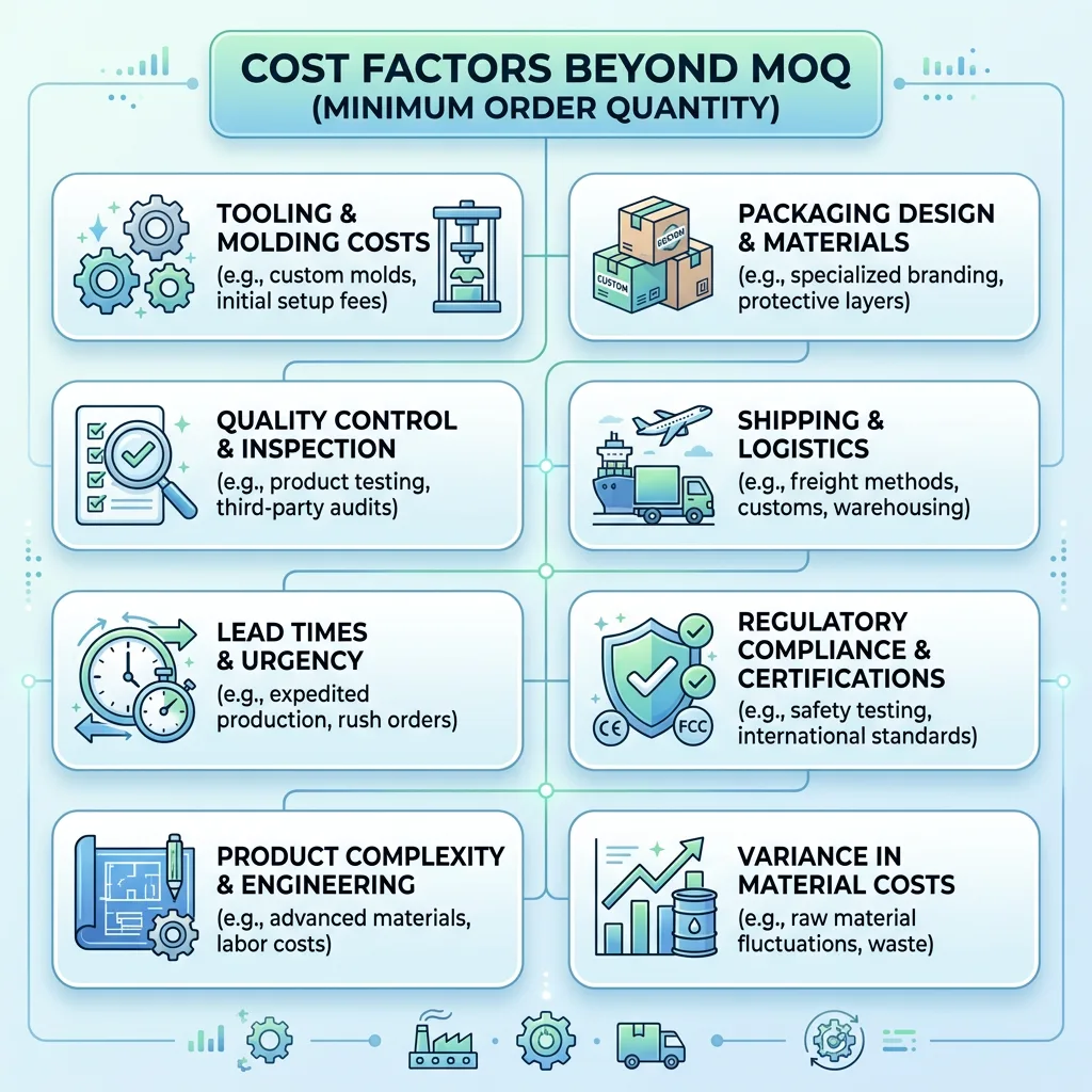 Cost Factors Beyond MOQ