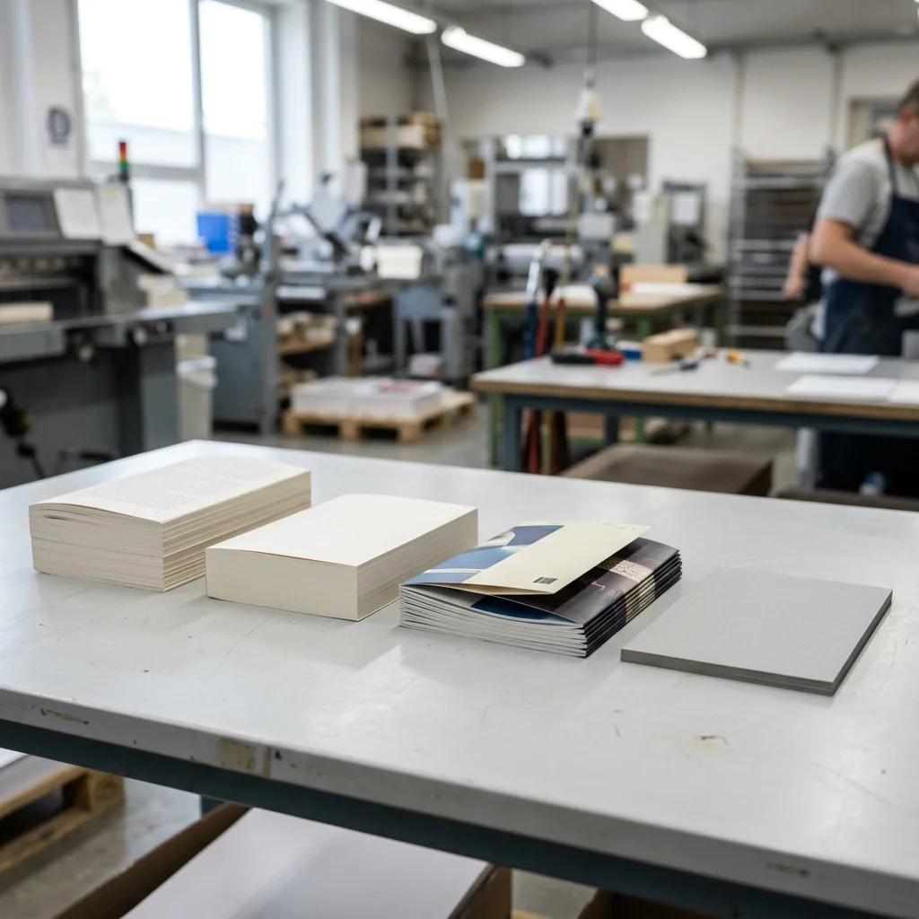 Paper, page count, binding and finishing components that affect book printing cost