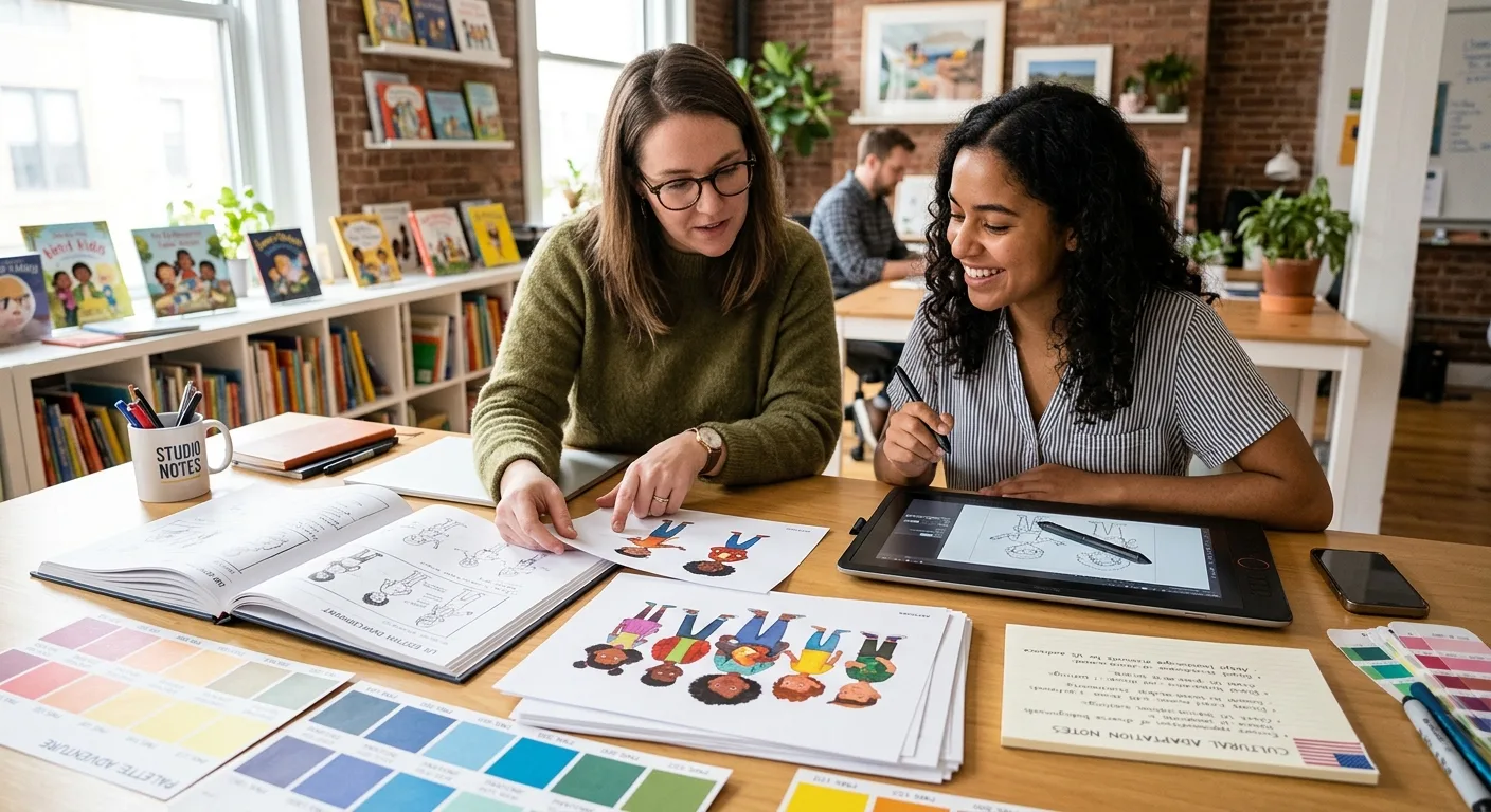 Reviewing illustrations for US children's book localization