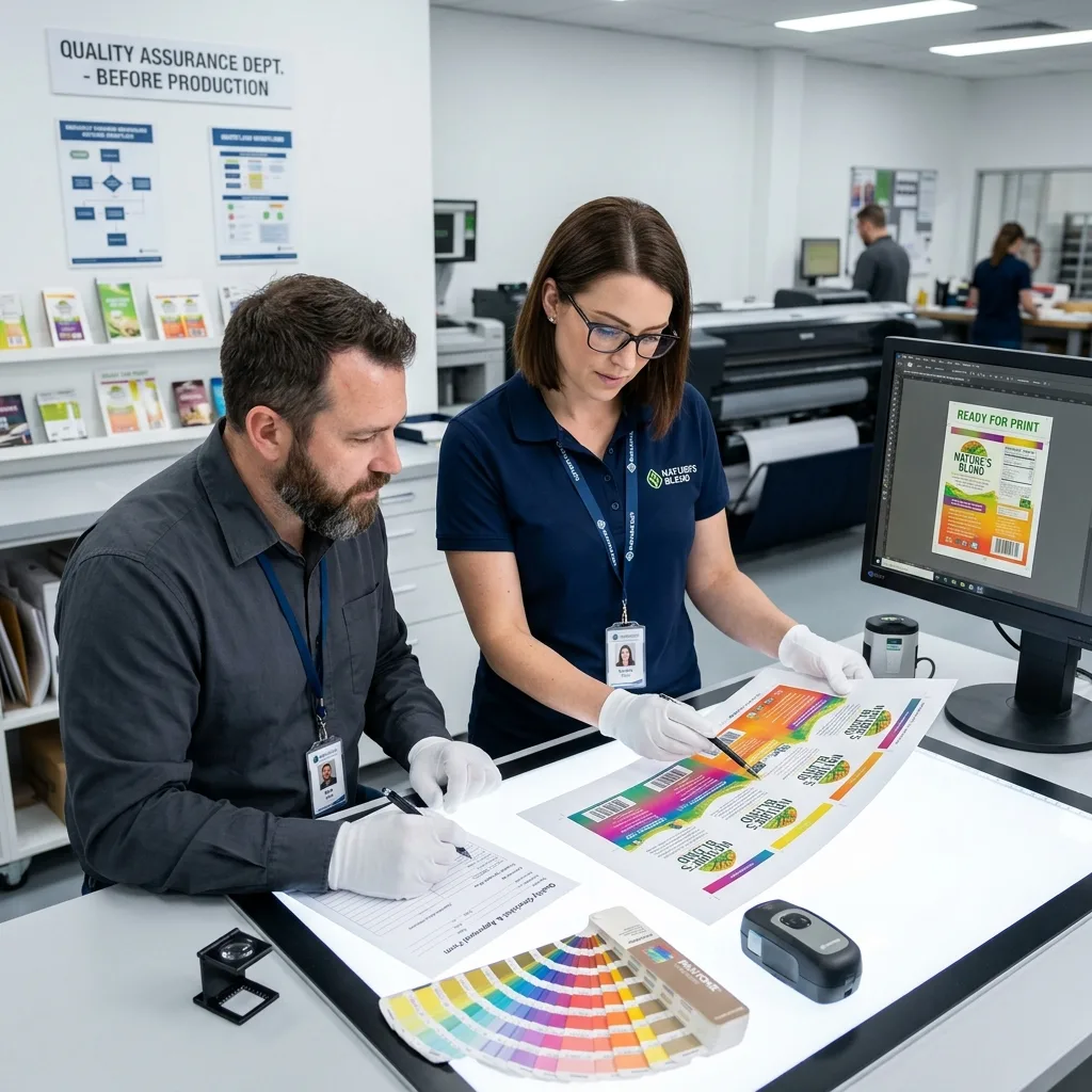 Proofing and Quality Checks Before Production