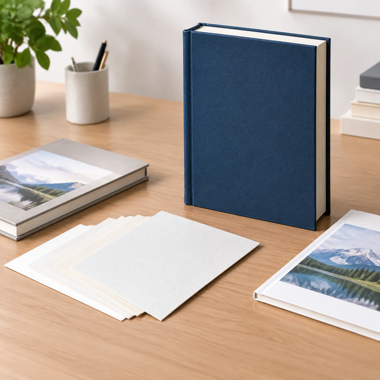 Text Bible and illustrated Bible products with different paper samples