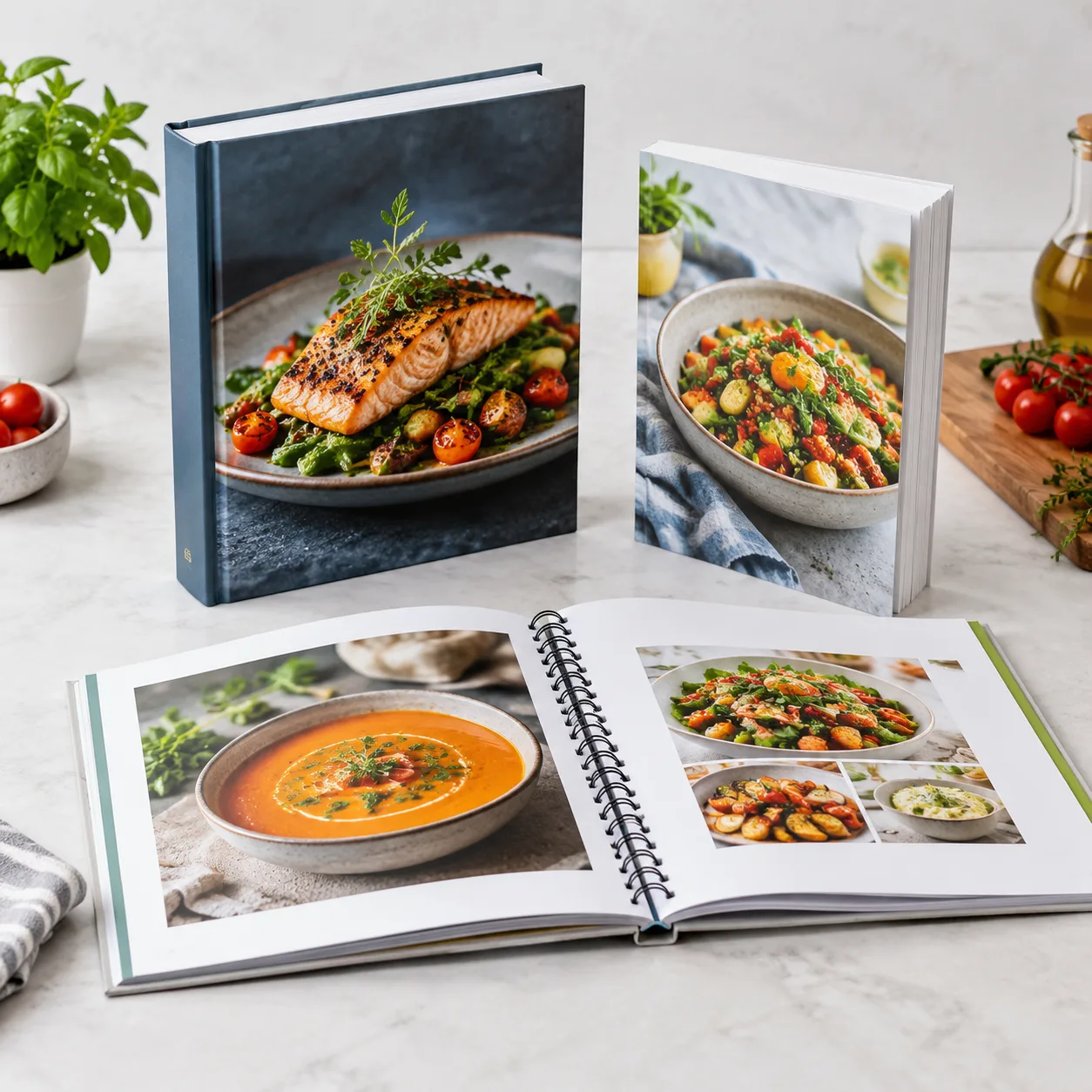 Different cookbook formats for comparing use and construction