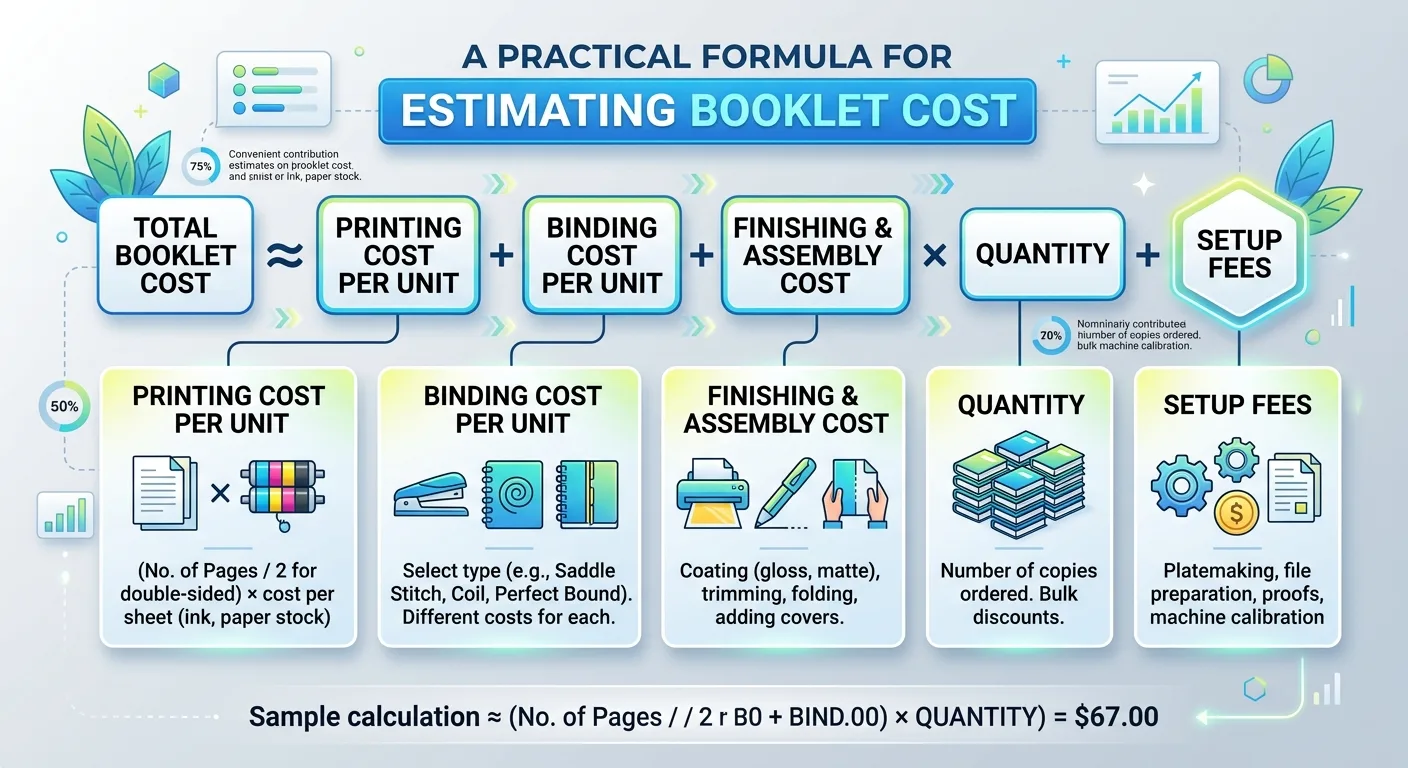 A practical formula for estimating booklet cost
