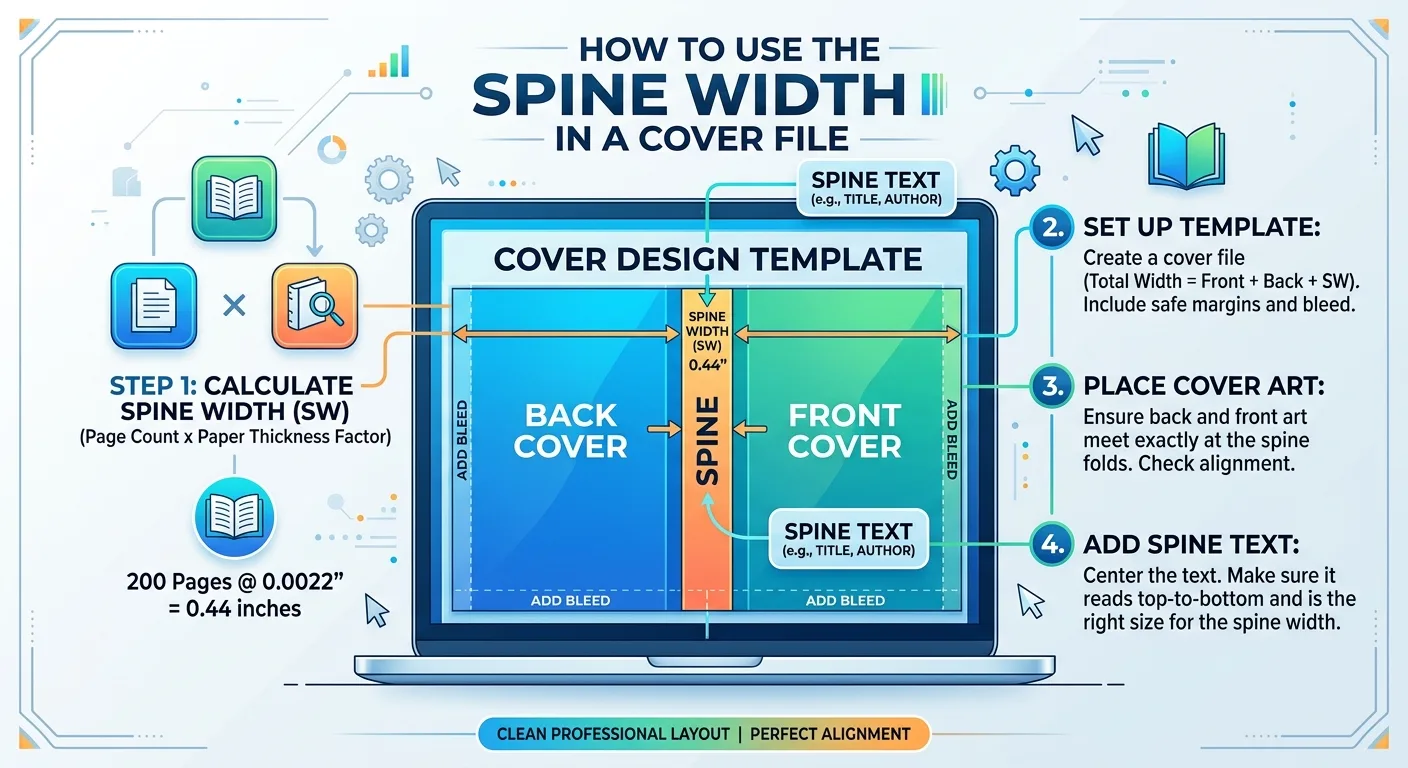 How to Use the Spine Width in a Cover File