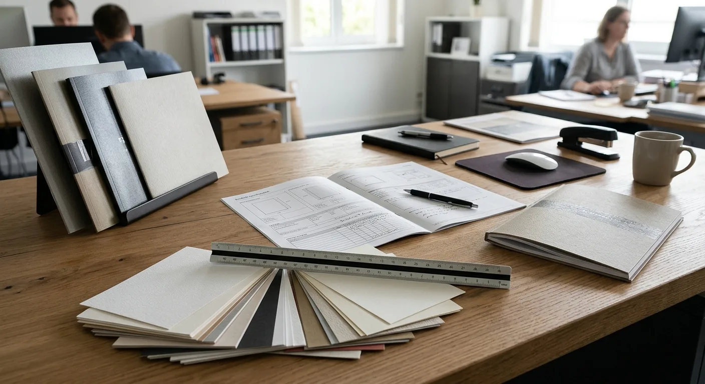 Print specification materials for requesting a booklet quotation