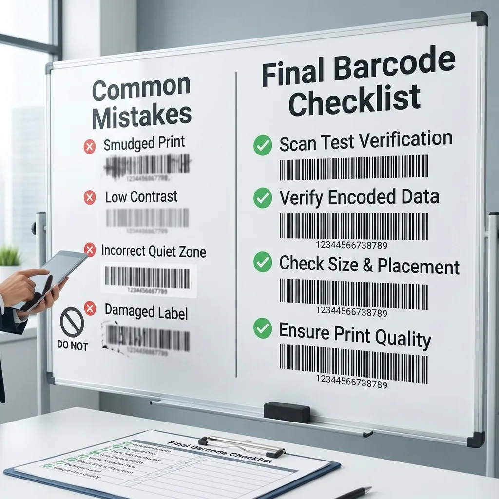 Common Mistakes and a Final Barcode Checklist