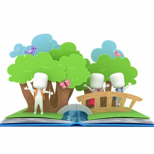 Children Pop Up Book3D Book