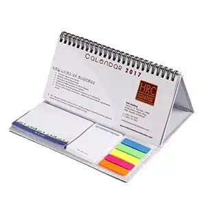 Custom Desk Calendar Printing With Note Pad