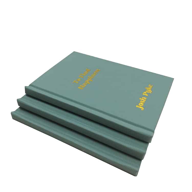 Linen Covered Casebound Novel Book Printing YBJ Book Printing