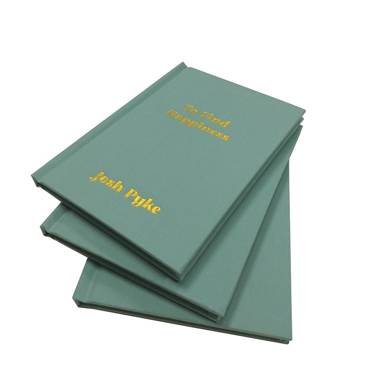 Linen Covered Casebound Novel Book Printing YBJ Book Printing