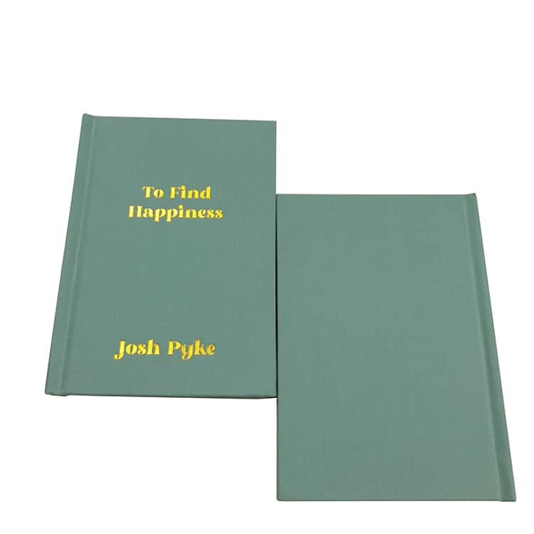 Linen Covered Casebound Novel Book Printing YBJ Book Printing