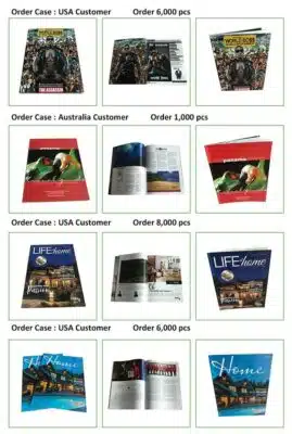 Magazine printing style