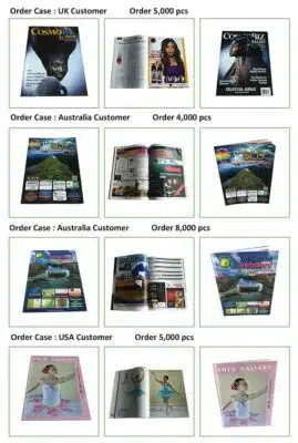 Magazine printing style