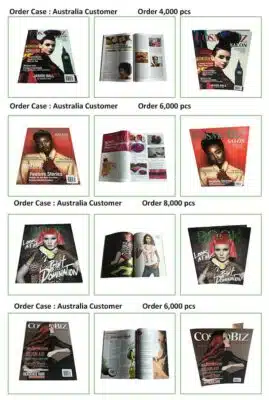 Magazine printing style