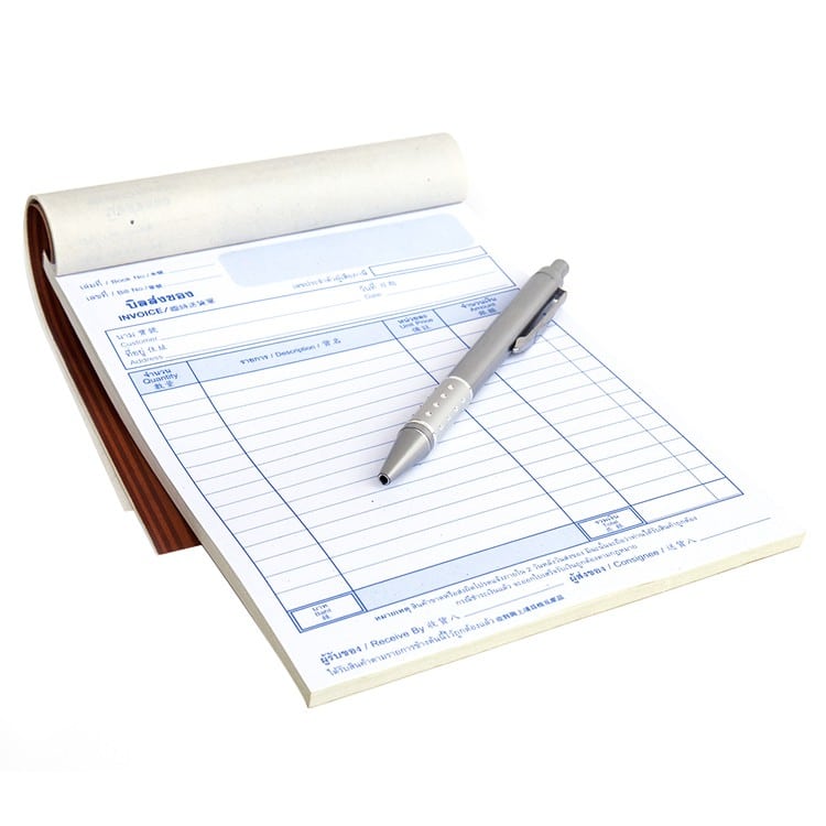 cheap personalised invoice books YBJ Book Printing