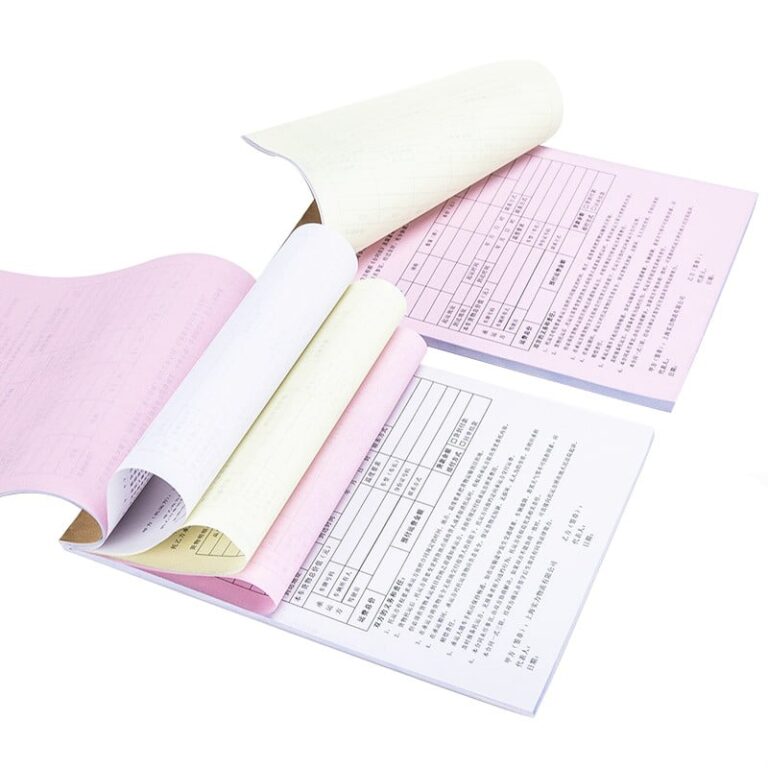 custom carbonless invoice book YBJ Book Printing