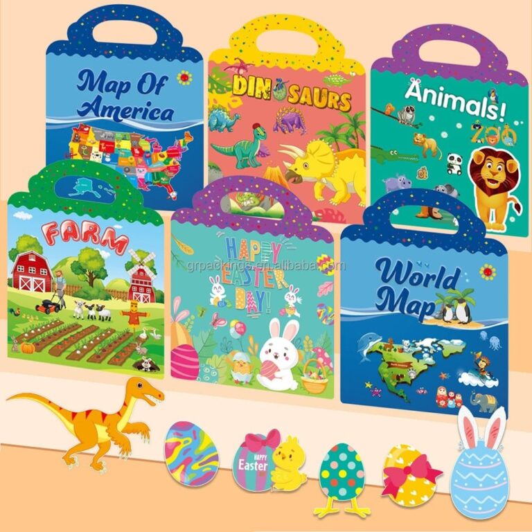 custom sticker book printing YBJ BOOK PRINTING