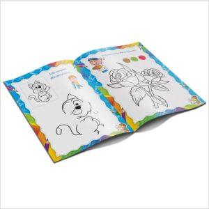 Saddle Stitched Children Coloring Book Printing (3)